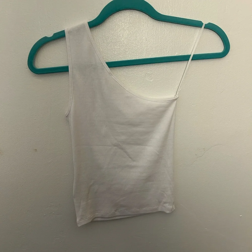 NWT Madewell Supima® Rib One-Shoulder Tank - Picture 8 of 8